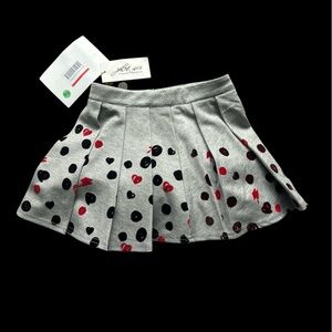 Cesare Paciotti 4US Pleated Skater Mini Skirt